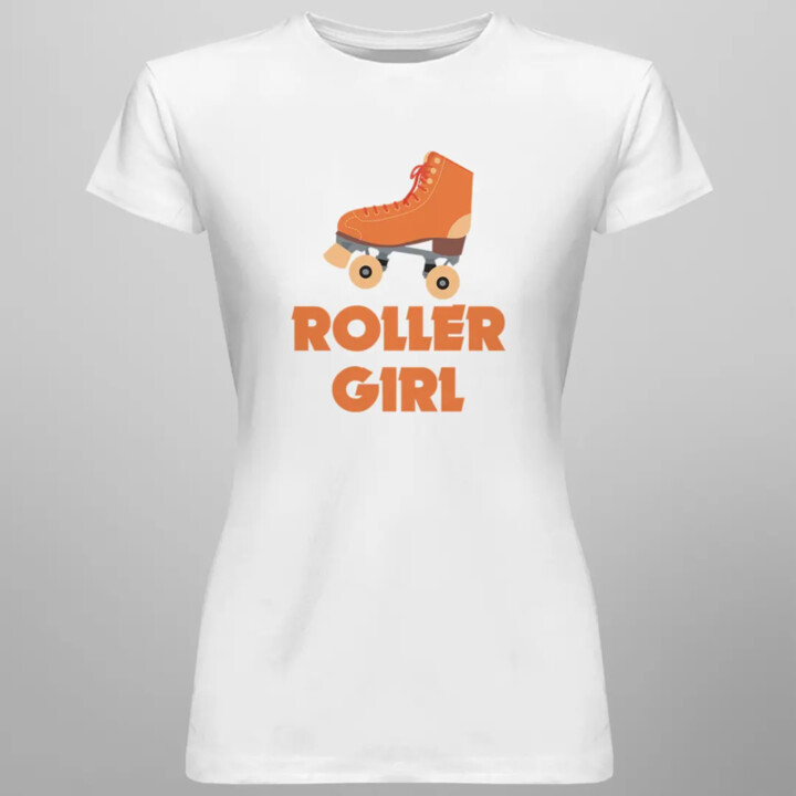 Roller girl - dámske tričko s potlačou