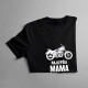 Najlepšia mama jazdí na motorke - dámske tričko s potlačou