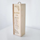 Svadobné víno - personalizovaný produkt - krabica na víno s gravírovaním