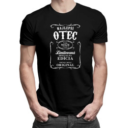 Najlepší otec, vždy moje číslo - pánske tričko s potlačou