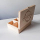 Mená - personalizovaný produkt - drevený box na čaj s gravírovaním