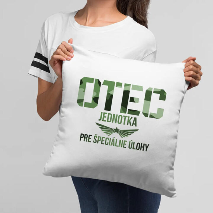 Otec - jednotka pre špeciálne úlohy - vankúš s potlačou