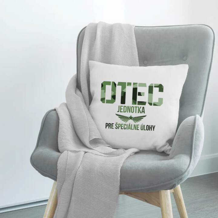 Otec - jednotka pre špeciálne úlohy - vankúš s potlačou