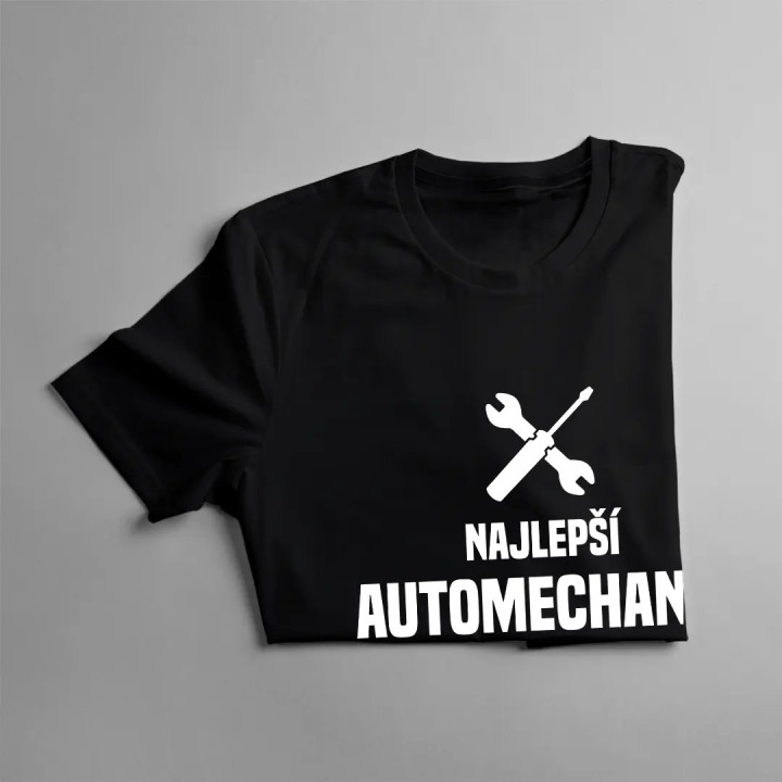 Najlepší automechanik v celej obci - pánske tričko s potlačou