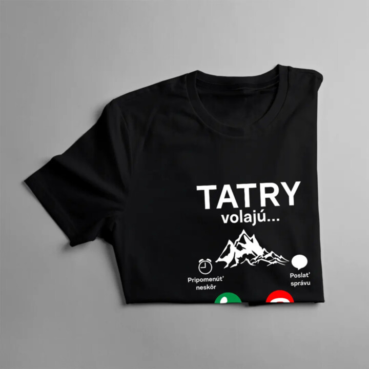 Tatry volajú, musím ísť - dámske tričko s potlačou
