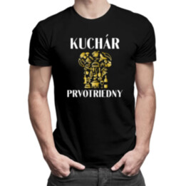 Prvotriedny kuchár - pánske tričko s potlačou