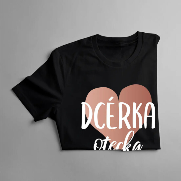 Dcérka otecka v2 - detské tričko s potlačou