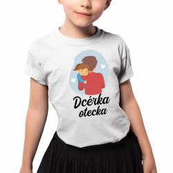 Dcérka otecka - detské tričko s potlačou