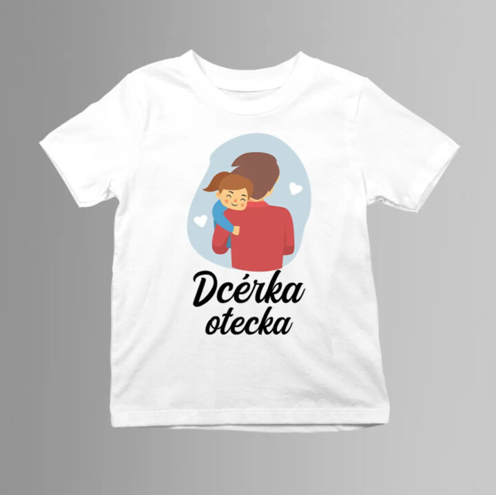 Dcérka otecka - detské tričko s potlačou