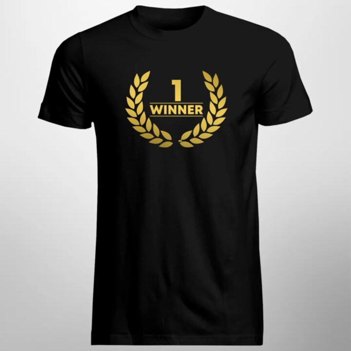 Winner v2 - pánske tričko s potlačou