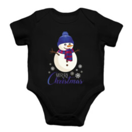 Merry Christmas – snehuliak – body s potlačou