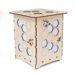 Včelí úľ - drevená lampa ako darček pre včelárov