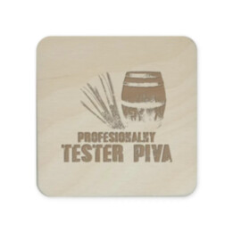 Profesionálny tester piva - sada gravírovaných podložiek pod poháre