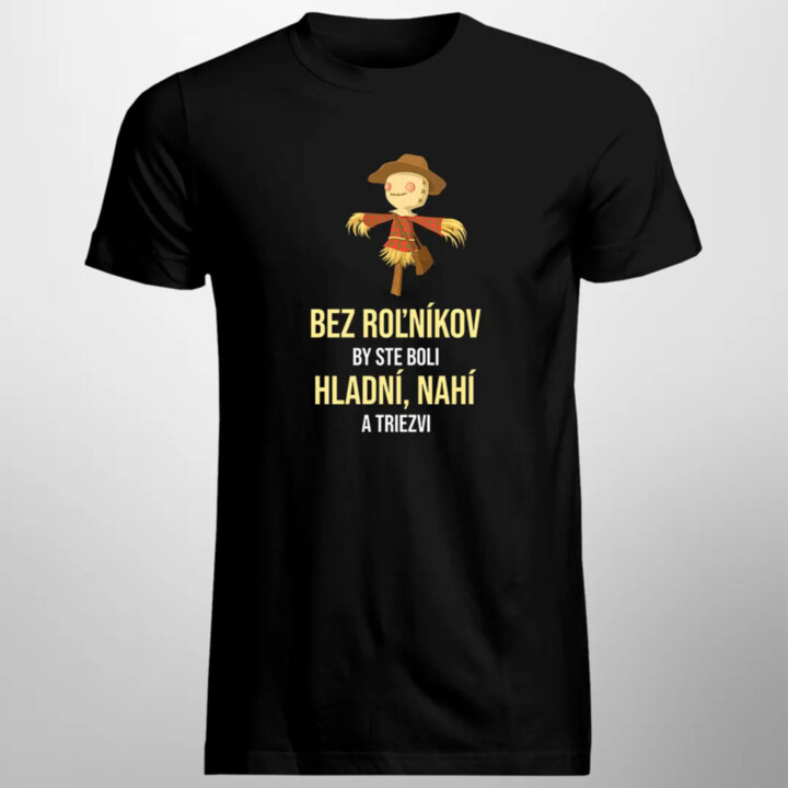 Bez roľníkov v2 - pánske tričko s potlačou