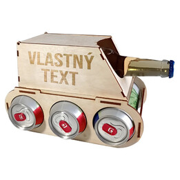 Tank na pivo s vlastným textom