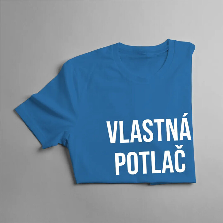 Pánske tričko s vlastnou potlačou obojstrannou