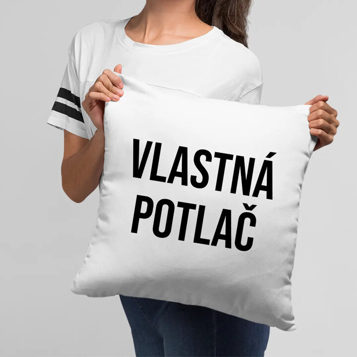 Vankúš s vlastnou potlačou