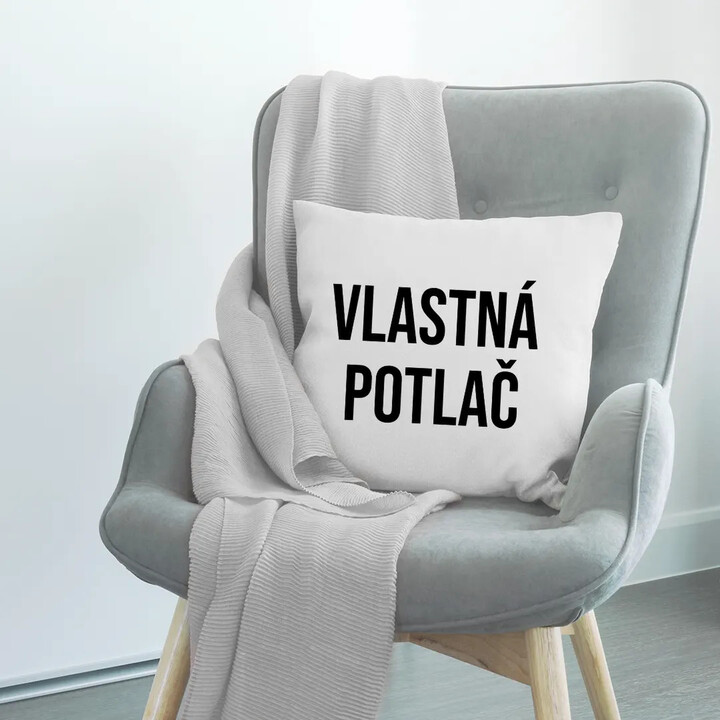 Vankúš s vlastnou potlačou
