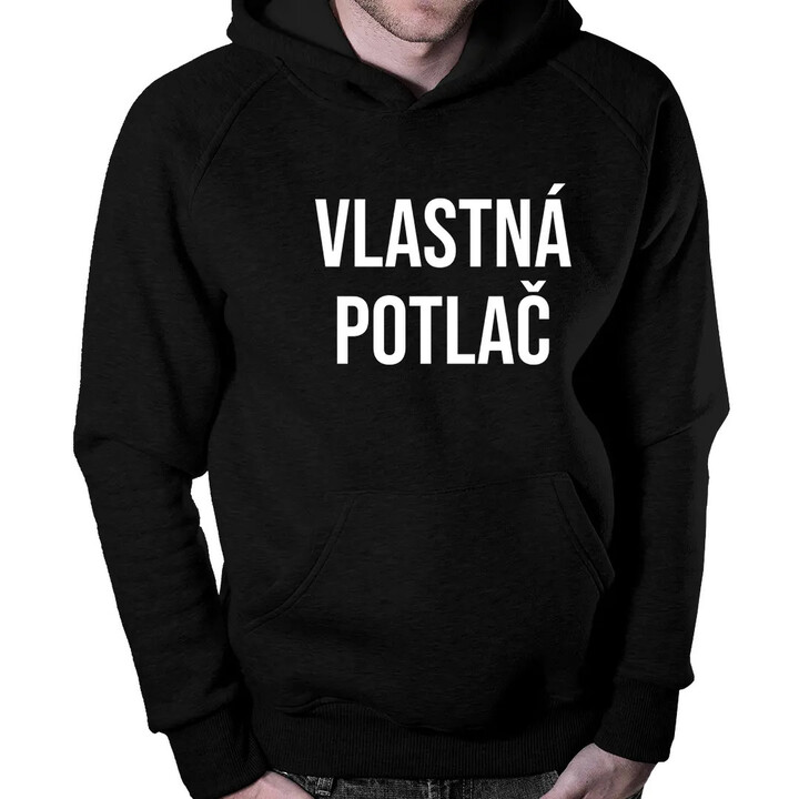 Mikina s vlastnou potlačou - pánska mikina s potlačou