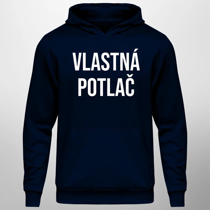 Mikina s vlastnou potlačou - pánska mikina s potlačou