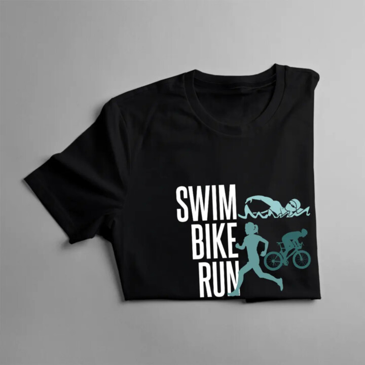 Triathlon - swim, bike, run v2 - dámske tričko s potlačou