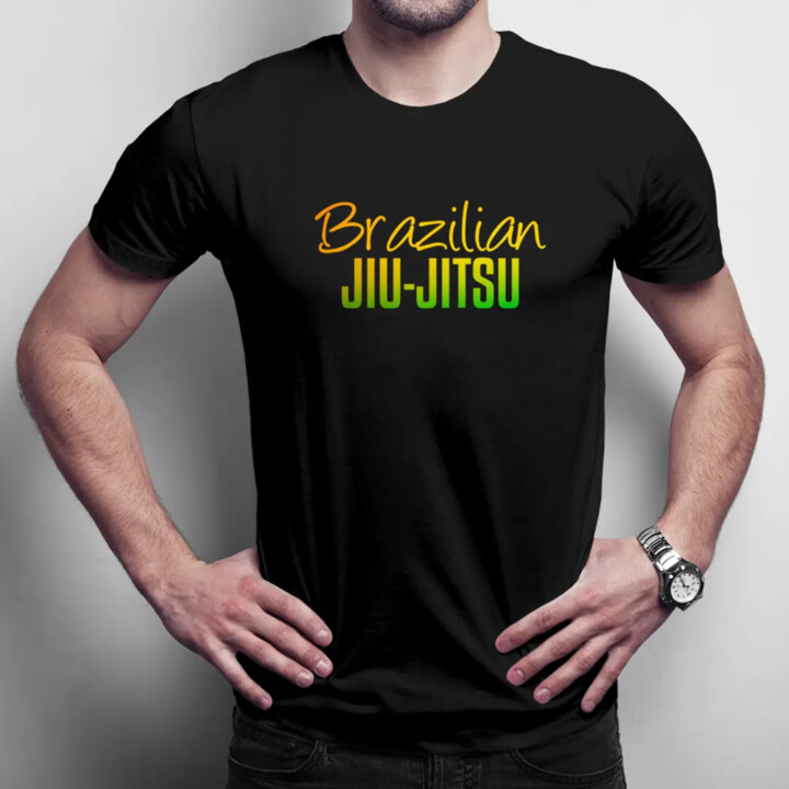 Brazilian Jiu-Jitsu - pánske tričko s potlačou