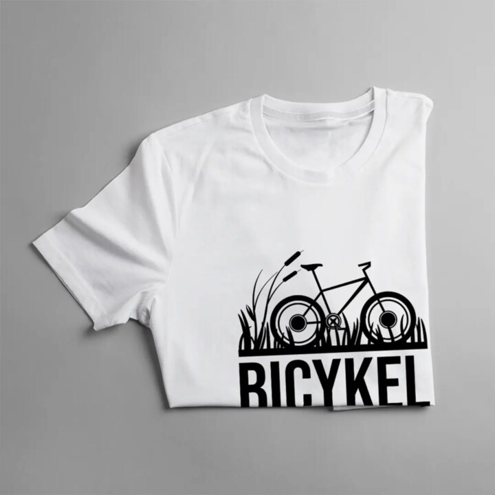 Bicykel - lacnejšie ako terapia - pánske tričko s potlačou