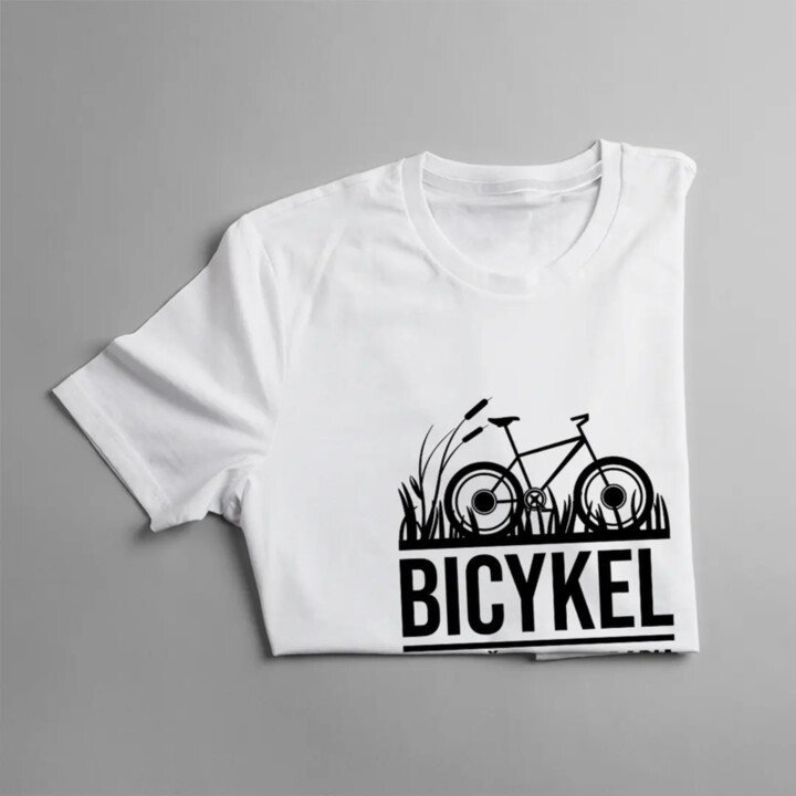 Bicykel - lacnejšie ako terapia - dámske tričko s potlačou