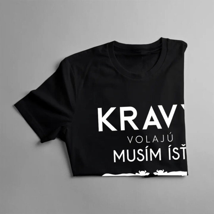 Kravy volajú, musím ísť v2 - dámske tričko s potlačou