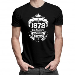 1972 Narodenie legendy 50 rokov - pánske tričko s potlačou