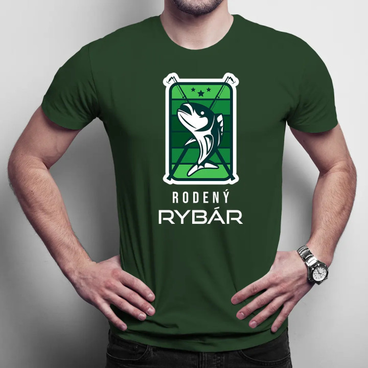 Rodený rybár - pánske tričko s potlačou