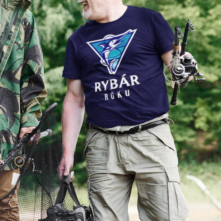 Rybár roku - pánske tričko s potlačou