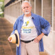 Starý otec - najlepší včelár - pánske tričko s potlačou