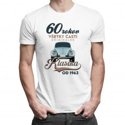 60 rokov - Klasika od roku 1963 - pánske tričko s potlačou