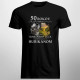 50 rokov - 1973 - života slnečného lúča v kombinácii s malým hurikánom - pánske tričko s potlačou