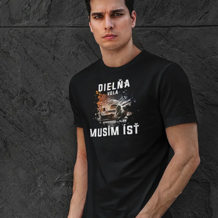 Dielňa volá, musím ísť - pánske tričko s potlačou