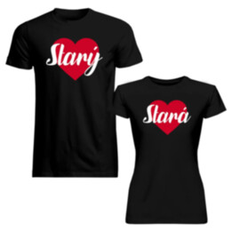 Sada pre páry - Stará / Starý - trička s potlačou