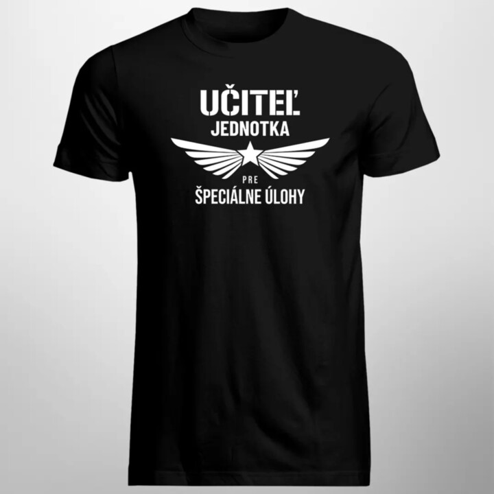 Učiteľ jednotka pre špeciálne úlohy - pánske tričko s potlačou