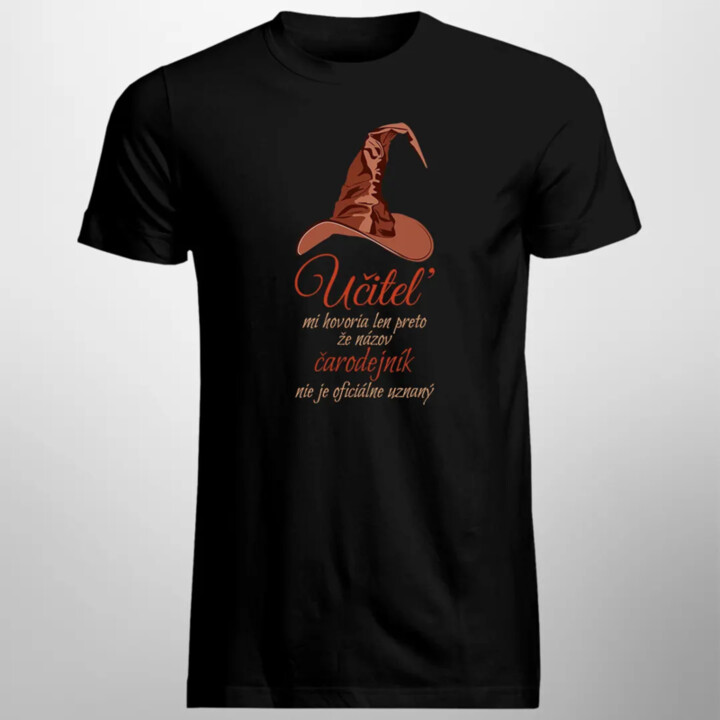 Učiteľ čarodejník - pánske tričko s potlačou