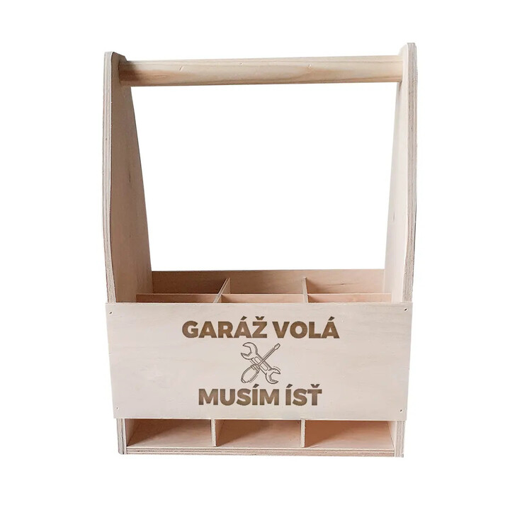 Garáž volá, musím ísť - drevený nosič