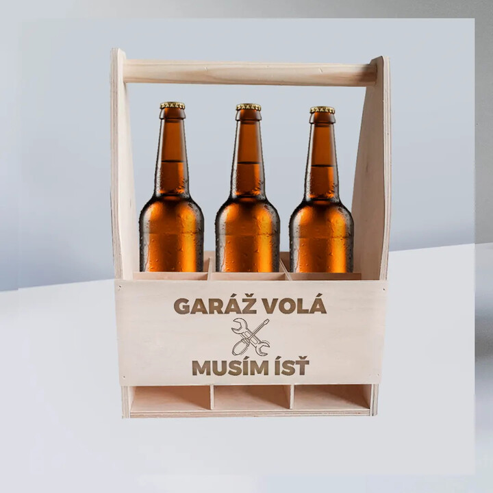 Garáž volá, musím ísť - drevený nosič