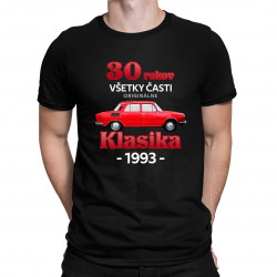 Klasika 1993 - 30 rokov - všetky časti originálne - pánske tričko s potlačou