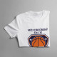 Môj obľúbený čas je: Čas na basketbal - pánske tričko s potlačou