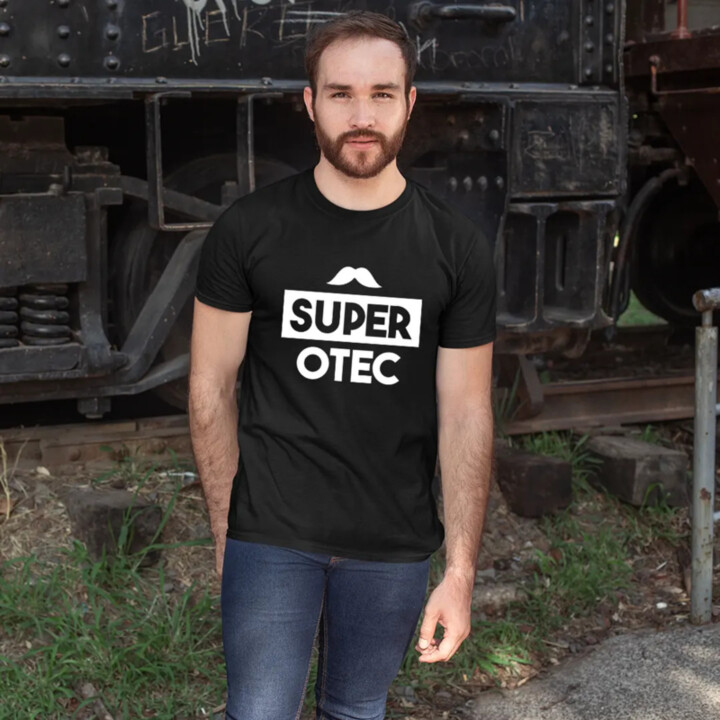 Super otec (verzia 2) - pánske tričko s potlačou