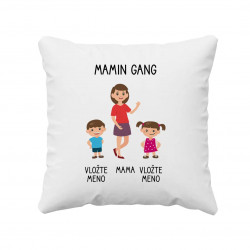 Mamin Gang - vankúš s potlačou - personalizovaný produkt
