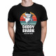 Daddy shark (doo doo doo) - pánske tričko s potlačou
