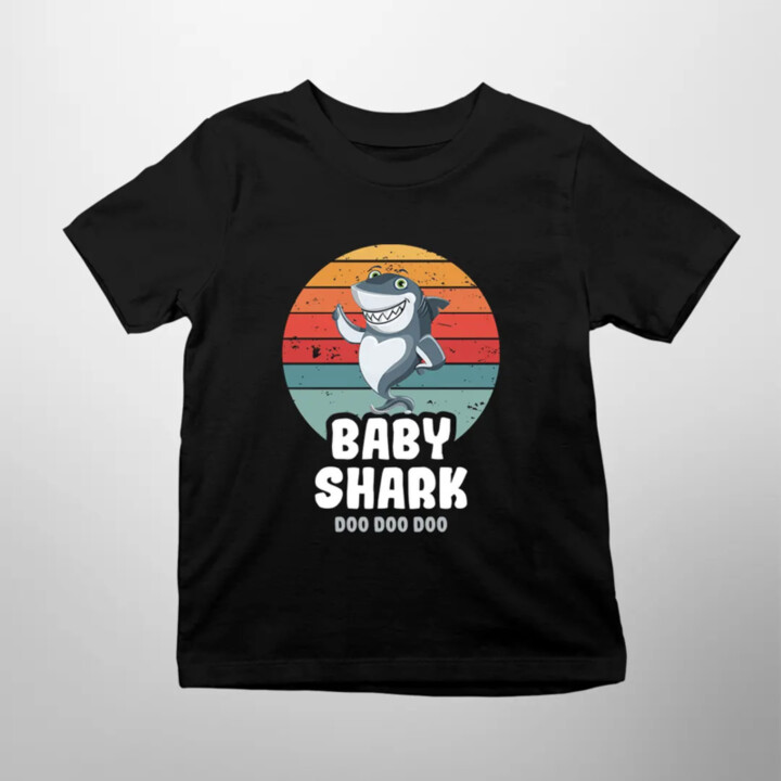 Baby shark (doo doo doo) - detské tričko s potlačou