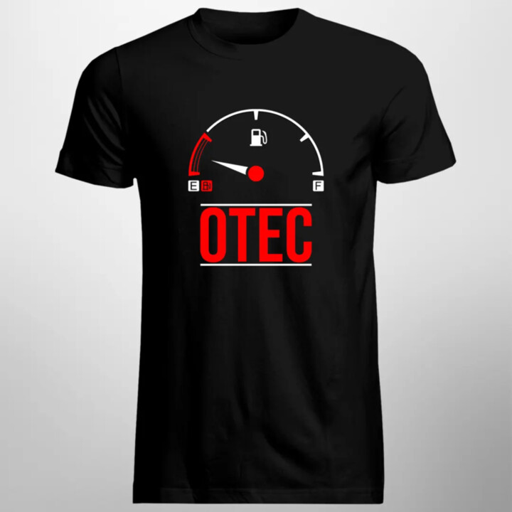 Otec - low fuel - pánske tričko s potlačou