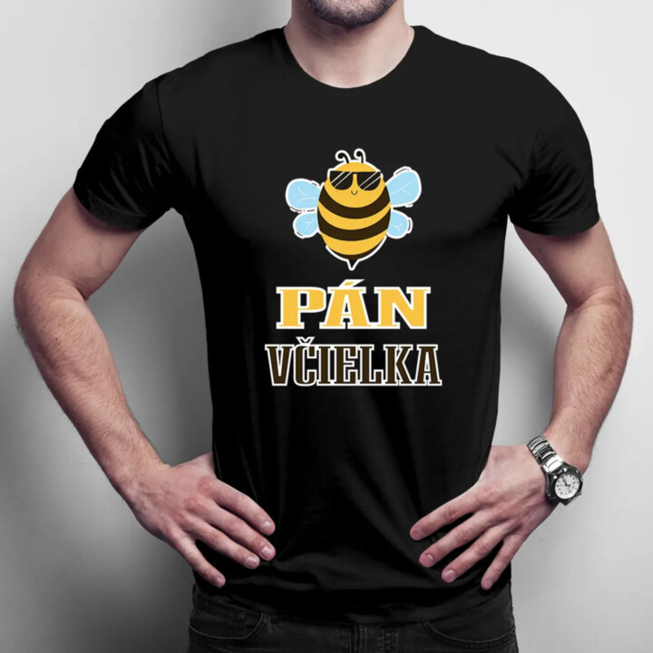 Pán včielka - pánske tričko s potlačou