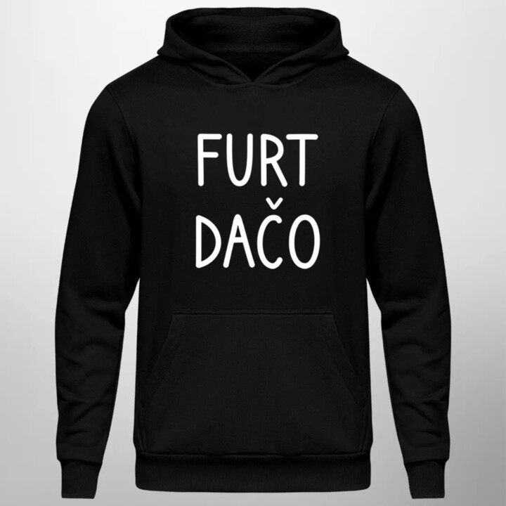 Furt dačo - pánska mikina s kapucňou